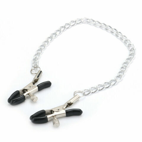 Adjustable Nipple Clamps Clips SM BDSM Fetish Metal Bondage Toys UK - Picture 5 of 52