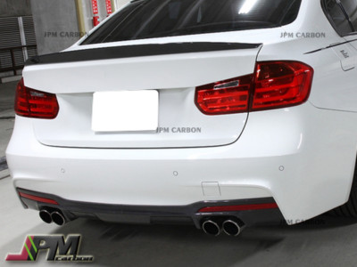 3D Type Carbon Fiber Bumper Diffuser For BMW 2012+ 335i Sedan Wagon w/ M Sports