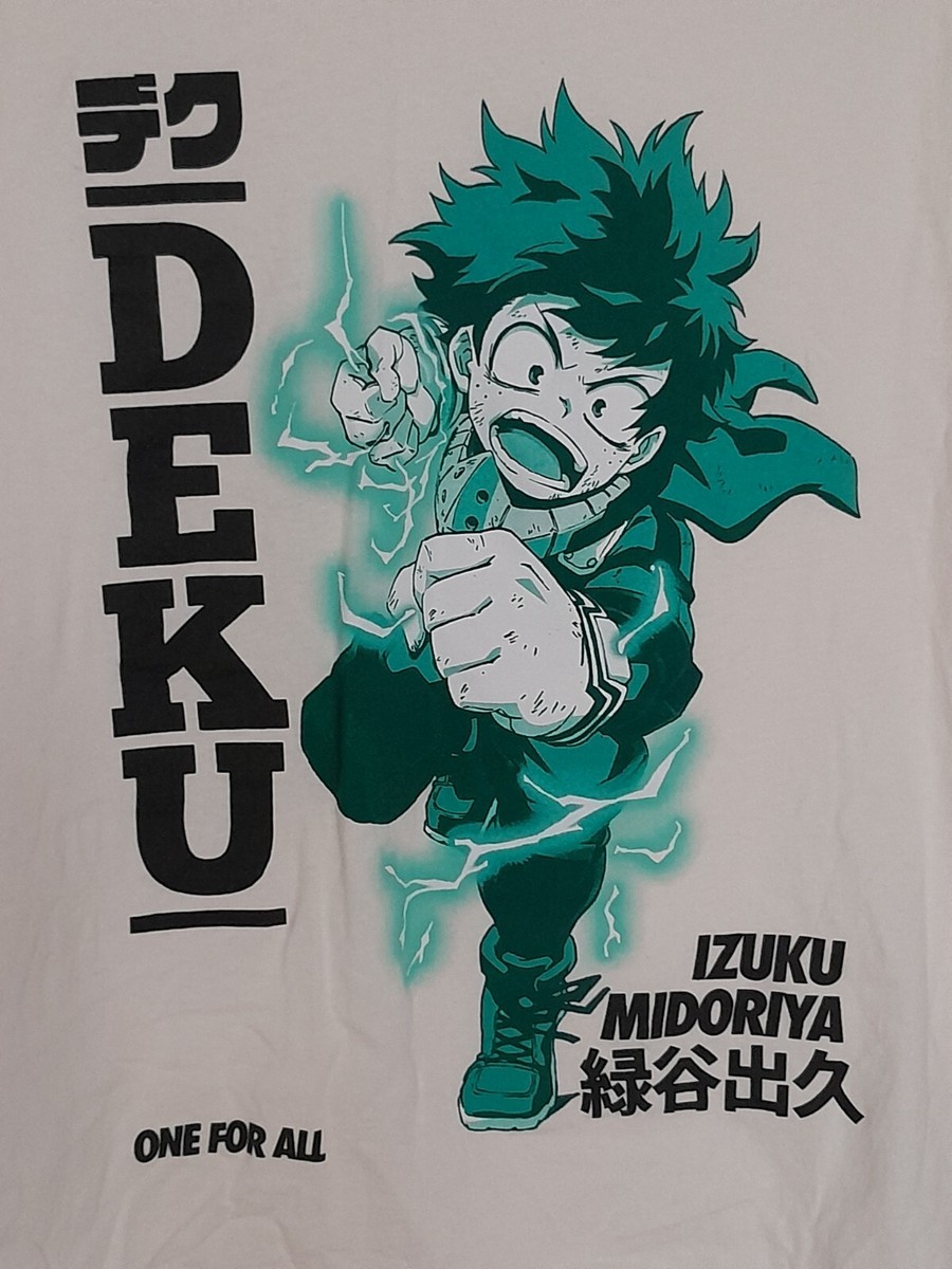 deku dress shirt ANIME My Hero Academia DEKU DEKU DEKU T-Shirt NEW Authentic & Official
