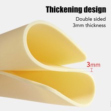 5PCS Tattoo Practice Skin 3mm Thickness Flexible Double Sided Soft Silicon