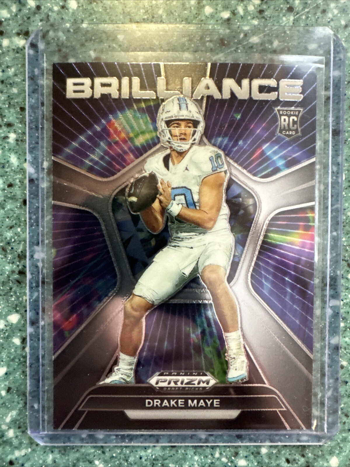2024 Panini Prizm Draft Picks Drake Maye RC Brilliance #BR-DM
