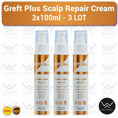 Greft Plus Dermal Repair Cream  3×100 ml-3LOT