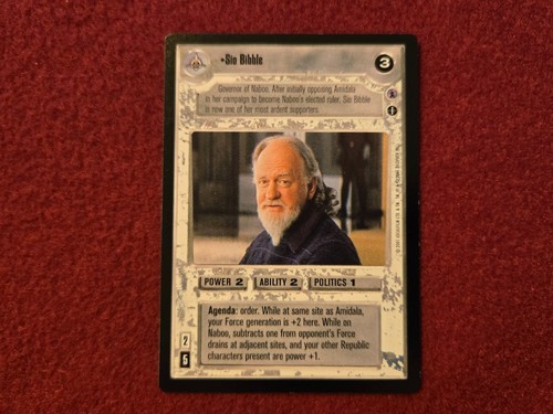 Star Wars CCG Reflections III Sio Bibble
