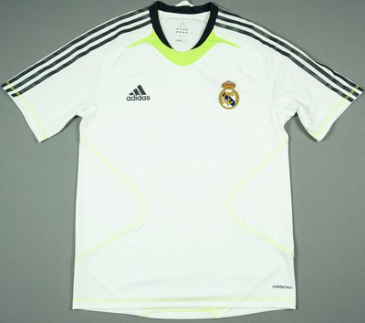 REAL MADRID 2010 2011 HOME TRAINING SHIRT JERSEY CAMISETA WHITE - eBay