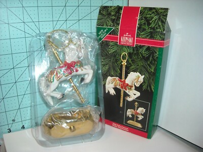98 Hallmark Keepsake ornament new collectors series Tobin Fraley Carousel horse