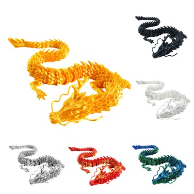 Articulated 3D Dragon Fully Articulated Mechanical 3D Printed Toy Choose Color