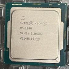 Intel Xeon W-1290 3.20Ghz 10 Core 20 Threads 20MB SRH94 LGA1200 CPU Processor