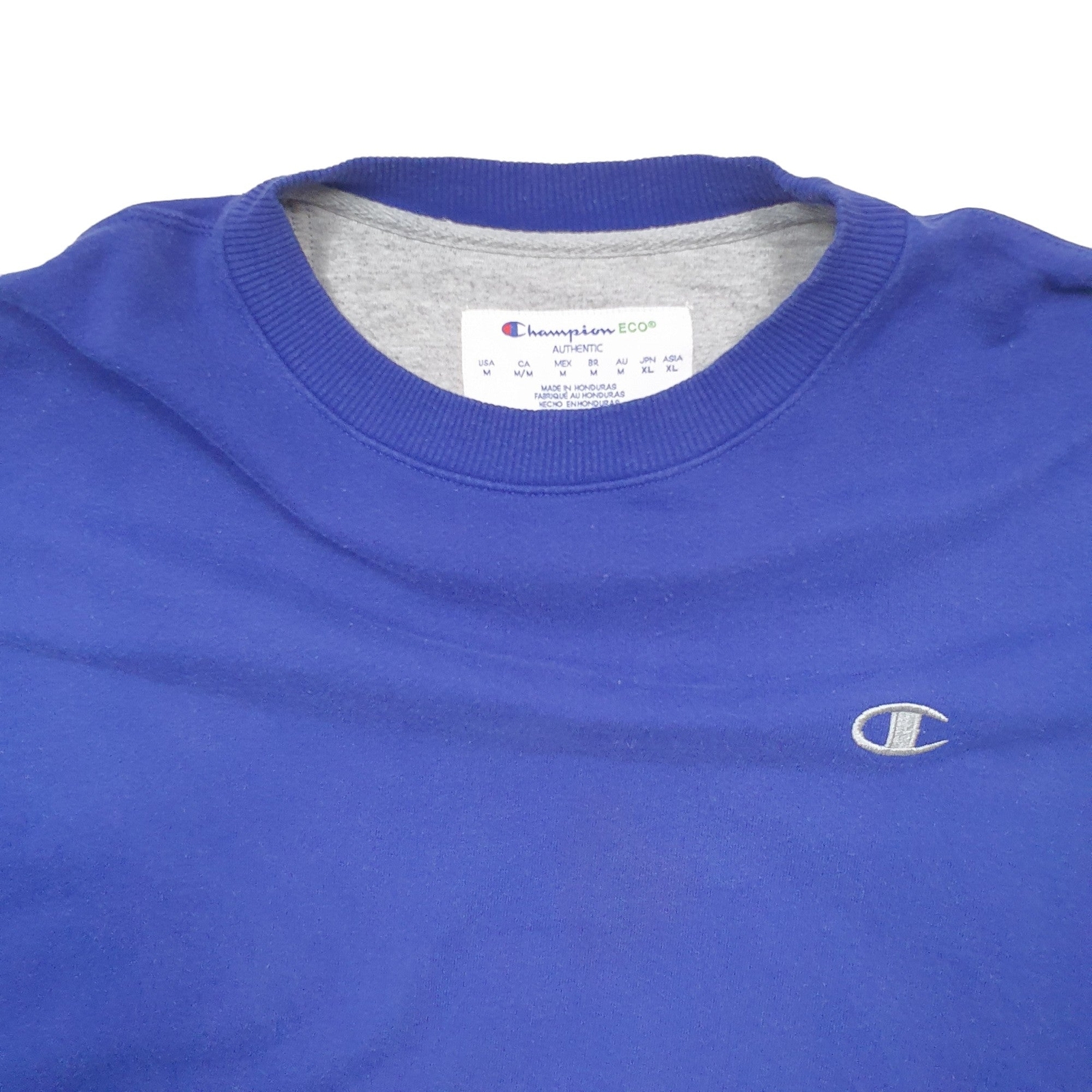 CHAMPION Crewneck Cotton Blend Jumper Sweatshirt Mens M image 2