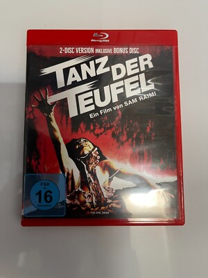 TANZ DER TEUFEL von Sam Raimi auf 2 Blu Rays Original deutsche Blu Rays UNCUT