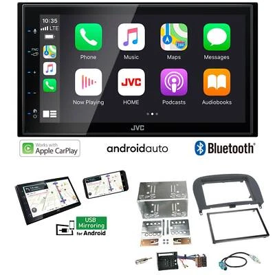 JVC Autoradio Apple CarPlay Android für Mercedes Benz SL Roadster 2001-2011  - Bild 1 von 4