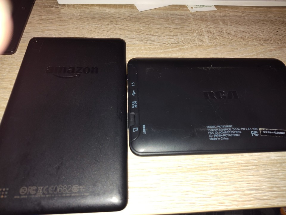 3 old computer tablets amazon and rca ebay