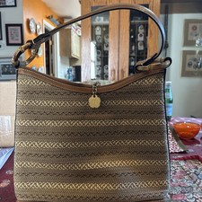 Eric Javits Women's Women s Raffia Beige, Brown Tan Shoulder Bag