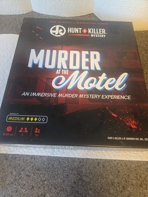 Hunt A Killer Murder At The Motel Mystery Game. Gently Used Complete In Box