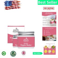 Nipple Butter 2 oz: USDA Certified, Lanolin-Free Cream for Breastfeeding Relief