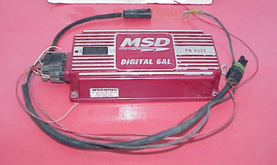 MSD Digital 6AL Ignition Box #6425 Digital with Rev Limiter Tested Good Today