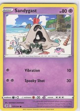 2021 Sandygast Common SWSH08: Fusion Strike 125/264 NM Normal LP-NM