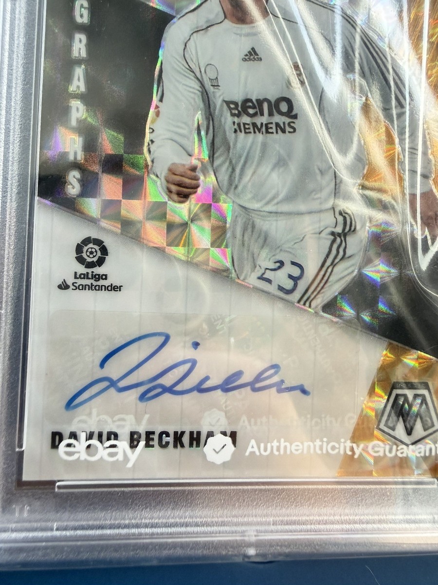 2020-21 Panini Mosaic La Liga - Autographs Mosaic David Beckham #A