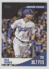 2022 Topps Series 2 Significant Statistics Black 90/299 Trea Turner #SS-16 11c7
