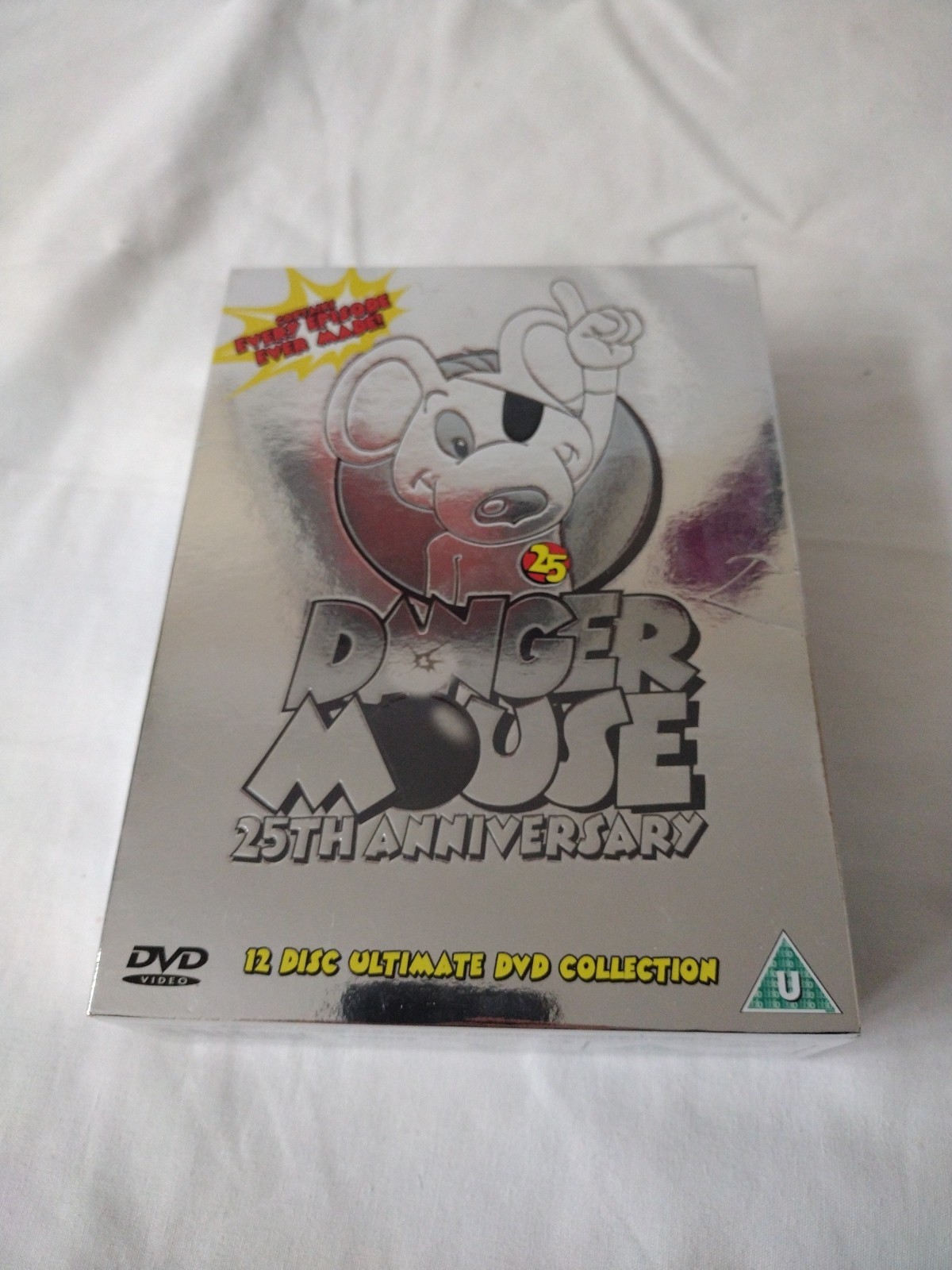 DANGER MOUSE 25th ANNIVERSARY 12 DISC DVD BOX SET EVERY CLASSIC EPISODE - VGC
