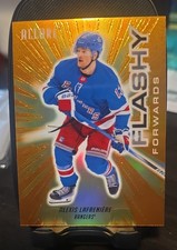 2025-26 Upper Deck Allure - Flashy Forwards Alexis Lafreniere #FF-9 Orange