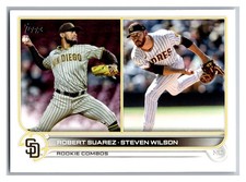 2022 Topps Update Series - Rookie Combos Robert Suarez Steven Wilson #US239 (RC)