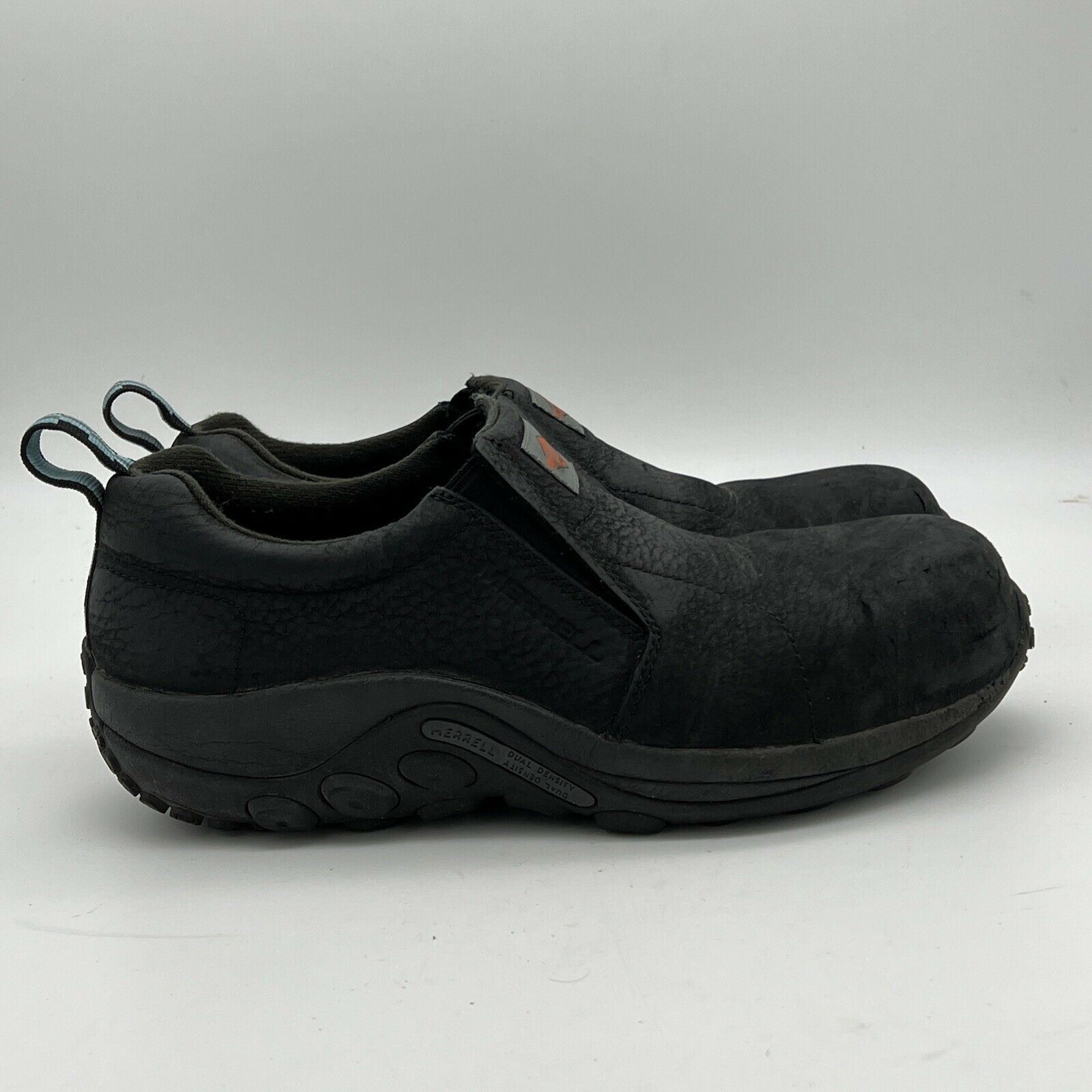 Scarpa da lavoro Merrell Jungle Moc uomo 9 pelle nera punta comp antiscivolo sicurezza J099302