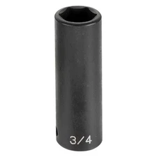 Grey Pneumatic 2028MD 1/2" Drive 28 mm 6-Point Deep Impact Socket
