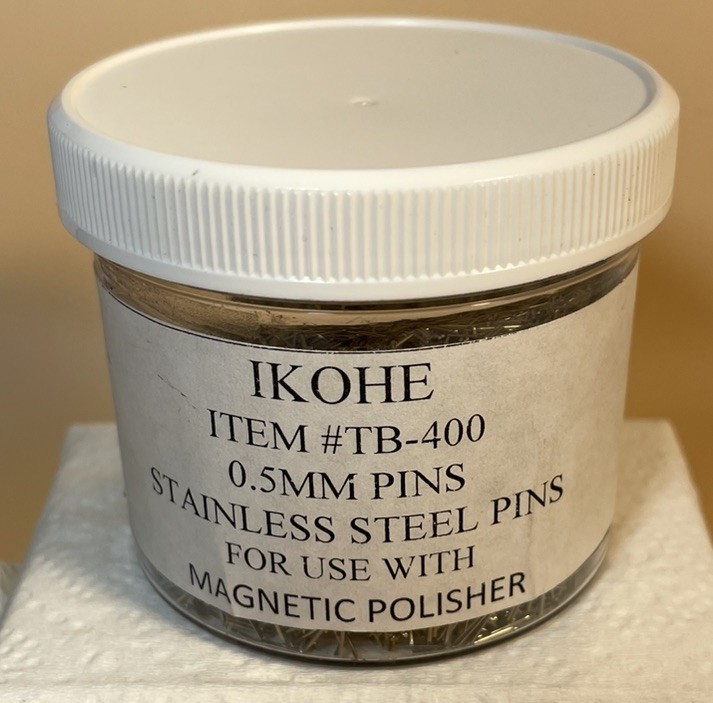 IKOHE 225g Magnetic Polisher 0.5mm, Item# TB-400 Magnetic Polisher -NEW-open jar