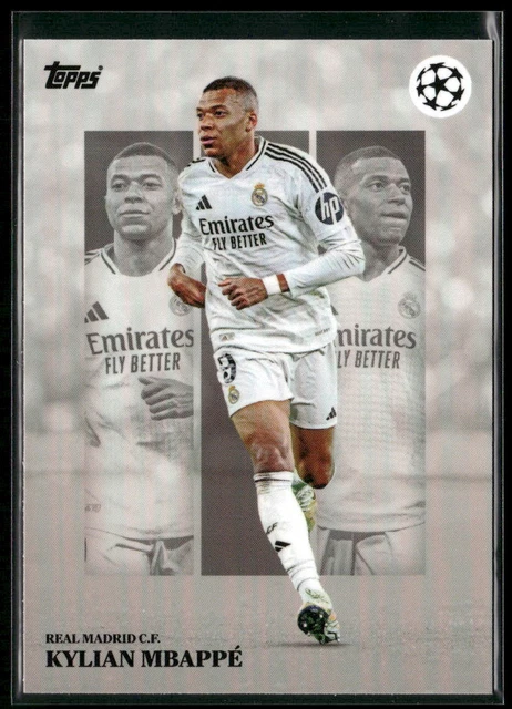 Kylian Mbappe 2024-25 Topps Simplicidad UEFA Club Competitions # Megaestrellas