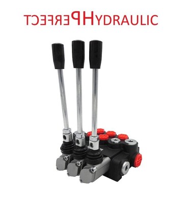 3 BANK Hydraulik Wegeventil 21gpm 80L 1x einfach 2x doppeltwirkend