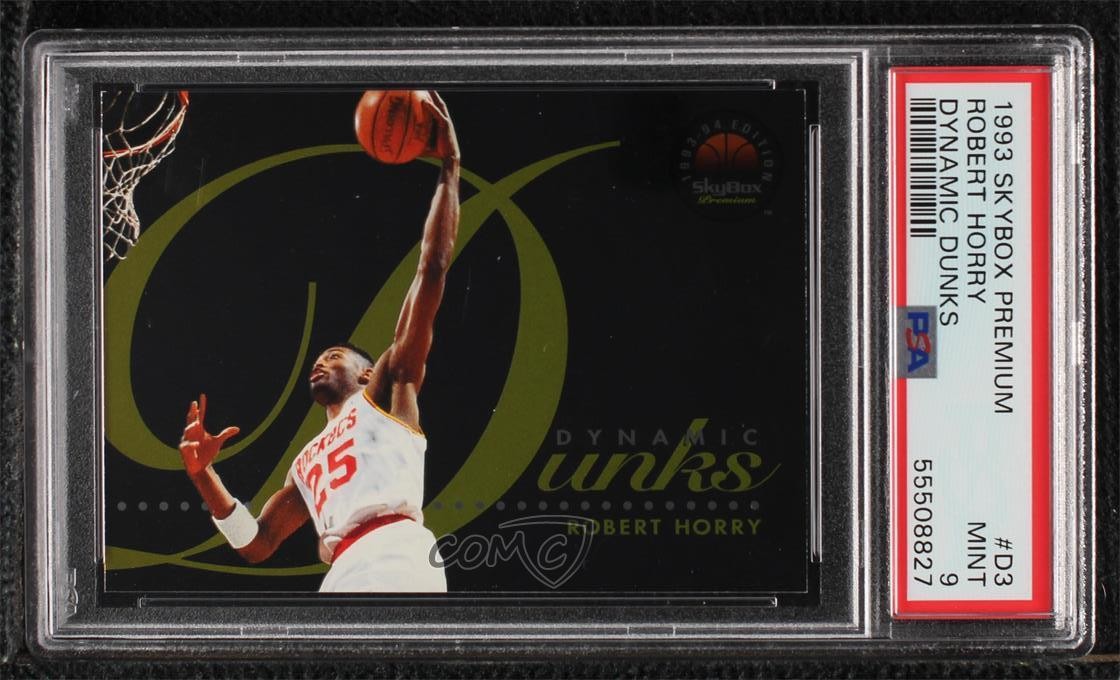 1993-94 Skybox Premium Dynamic Dunks Robert Horry #D3 0oz8