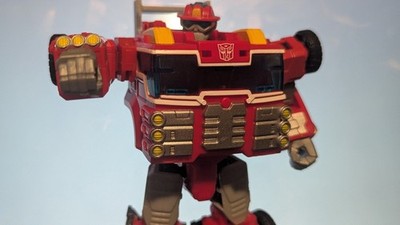 Transformers Age of The Primes Voyager Class Rescue Bot Heatwave Autobot