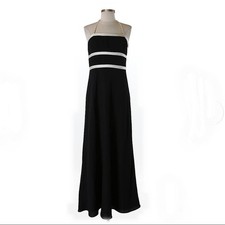 Ann Taylor Strapless Elegant Black Formal Dress / Gown