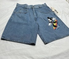 Y2K Mickey Mouse Jerry Leigh Walt Disney Women's Shorts 13/14 Wide Leg NWT B2