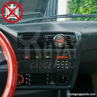 BMW Serie 5 E34 52mm - Support Manomètre Jauge Gauge Pod - Photo 1/4