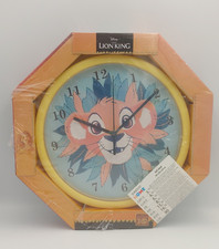 Analogue Wall Clock with Second Hand Disney the Lion King Simba
