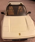 Vintage 1986 Mattel Barbie White Ferrari 328 Convertible White Car complete