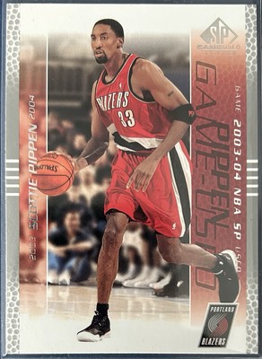 2003-04 Upper Deck NBA SP - Scottie Pippen #75 Portland Trailblazers