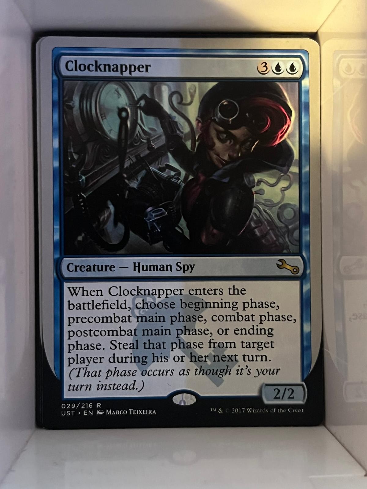 Clocknapper 29 Rare Unstable Magic: The Gathering NM