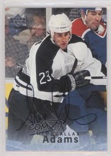 1995-96 Upper Deck Be a Player Auto Greg Adams #S22 Auto 12fj