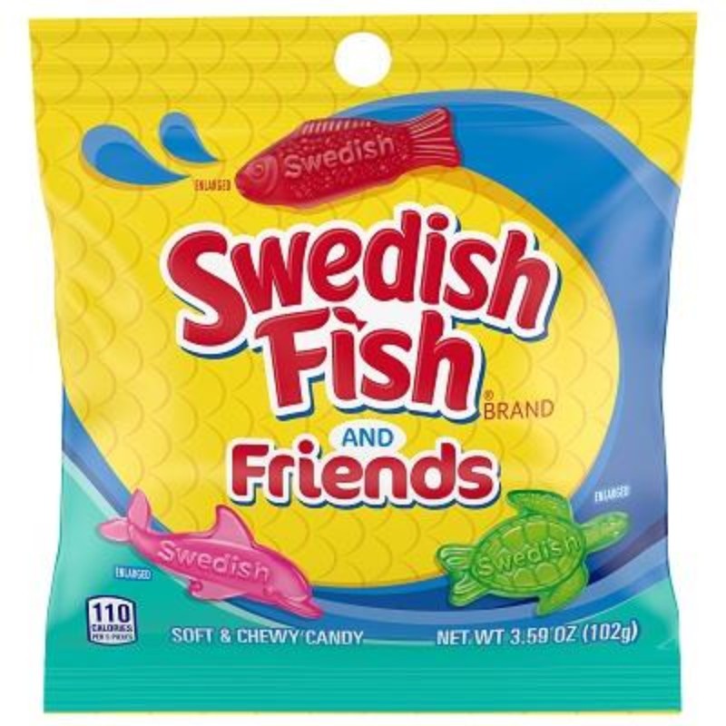 12x Swedish Fish - Friends Candy Soft Chewy Treats Bulk Pack Fresh 359oz 5990₽