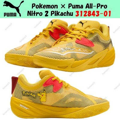 Pokemon × Puma All-Pro Nitro 2 Pikachu 312843-01 Men's Size | eBay
