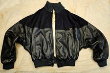 Giorgio Armani Giubbotto BATMAN Pelle/Lana Inverno 1981 Pari Al Nuovo  Large 