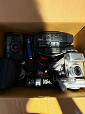 Canon Nikon Mixed Camera Lot PowerShot A70 Film Digital Cameras w/ Bag