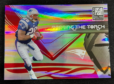 COREY DILLON 2007 Donruss Elite Passing the Torch Red #PT-11 Patriots #332/800