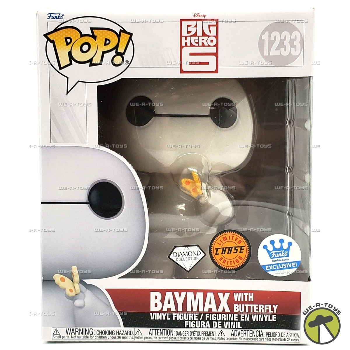 Funko Pop! Disney Big Hero 6 Baymax w/ Butterfly 2022 Vinyl Figure