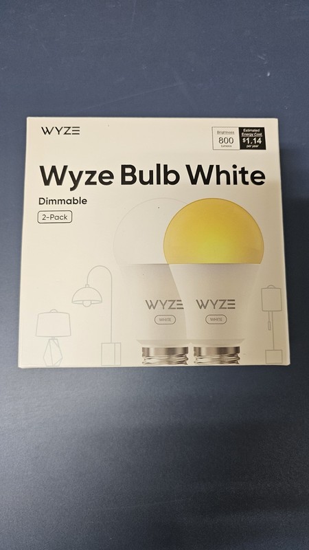 Wyze Smart Light Bulb - White (2-Pack)