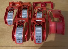 Scotch General Purpose Packing Tape Dispensers Lot Of 10 Various Sizes