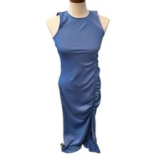 House of Harlow 1960 Revolve Satin slip dress cornflower blue XS