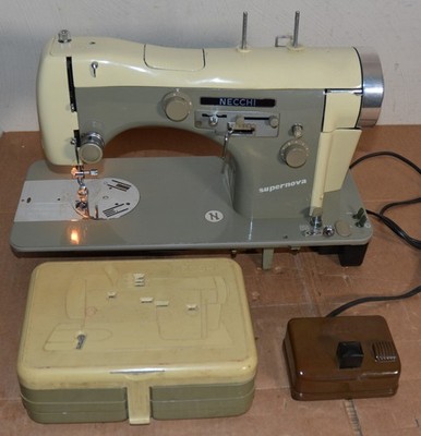 Necchi Supernova Sewing Machine Excellent w/ Accessories Automatica